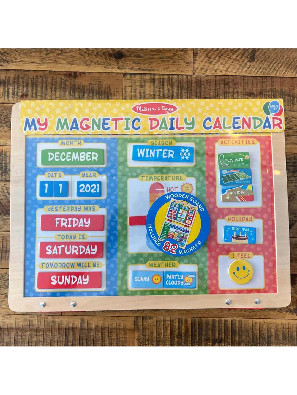 My Magnetic Daily Calendar Educational Melissa & Doug